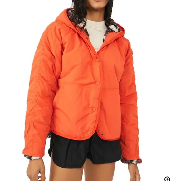 NWOT Free People Movement jacquard sherpa jacket - Picture 2 of 7